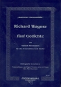 5 Wesendonck-Lieder fr Singstimme und Orgel