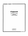 Concert pour flte (violon), violoncelle et harpe (piano)