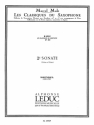 Sonate no.2 pour saxophone et piano