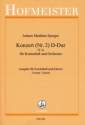 Konzert D-Dur Nr.2 fr Kontrabass und Orchester fr Kontrabass und Klavier
