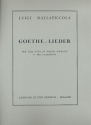 Goethe-Lieder für Mezzosopran und 3 Klarinetten 3 Spielpartituren