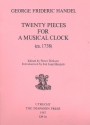 20 pieces for a musical clock for cembalo (1738)
