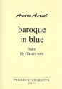 Baroque in blue für Gitarre