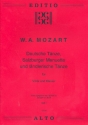 Deutsche Tnze, Salzburger Menuette und lndlerische Tnze Band 1 fr Viola und Klavier