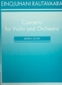 Concerto for Violin and Orchestra for violin and piano