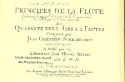 Principes de la flte (2 Bnde) Faksimile 42 airs  2 Fltes