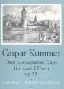 3 konzertante Duos op.25 fr 2 Ften 2 Stimmen