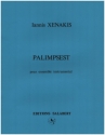 Palimpsest pour ensemble instrumental (1979) partition