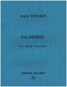 Palimpsest pour ensemble instrumental (1979) partition