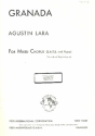 Granada for mixed chorus and piano score (sp/en)