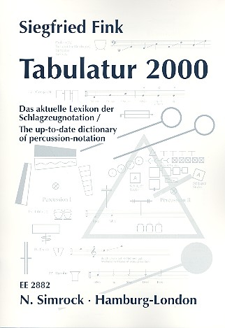 Tabulatur 2000 Das aktuelle Lexikon der Schlagzeugnotation (dt/en)