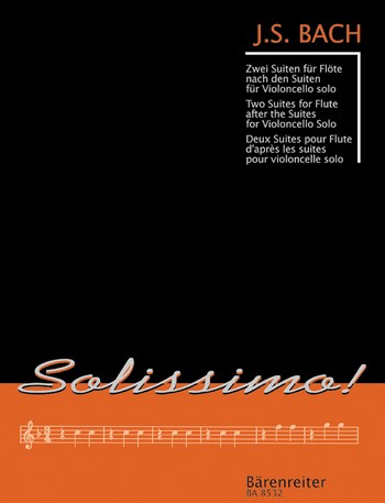 2 Suiten nach den Suiten fr Violoncello solo BWV1007/9 fr Flte solo