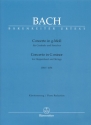 Konzert g-Moll BWV1058 fr Cembalo und Streicher fr 2 Klaviere