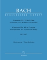 Concerto F-Dur Nr.6 BWV1057 fr Cembalo, 2 Blockflten und Streicher fr Cembalo, 2 Blockflten und Klavier