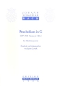 Prludium G-Dur BWV568 fr Blechblserquintett (F-Dur) Partitur und Stimmen