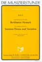 Berhmtes Menuett (Boccherini)  und Sonaten-Thema und Variation (Mozart) fr 3 Klarinetten,  Partitur und Stimmen