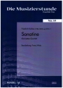 Sonatine op.55,1 fr 4 Klarinetten Partitur und Stimmen
