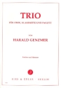 Trio fr Oboe, Klarinette und Fagott,   Partitur und Stimmen