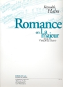 Romance la majeur pour violon et piano