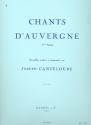 Chants d'Auvergne vol.1 pour chant et piano