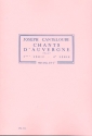 Chants d'Auvergne vol.2 (serie 3-4) pour chant et orchestre,  partition