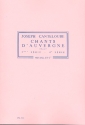 Chants d'Auvergne vol.2 (serie 3-4) pour chant et orchestre,  partition