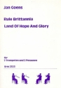 Rule Britannia  und  Land of Hope and Glory fr 2 Trompeten und 2-3 Posaunen 4 Spielpartituren