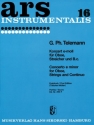 Konzert e-Moll für Oboe, Streicher und Bc,  Partitur (= Cembalo)