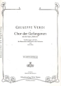 Chor der Gefangenen aus Nabucco fr Mnnerchor und Klavier Partitur