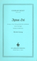 Agnus Dei fr Sopran (Tenor), Chor und Orchester (Klavier, Orgel) Klavierauszug