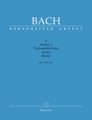 6 Suiten BWV1007-1012 fr Violoncello solo (dt. Ausgabe)