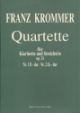 Quartett Es-Dur Nr.2 op.21,2 fr Klarinette, Violine, Viola und Violoncello Partitur und Stimmen