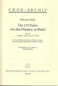 An den Wassern zu Babel SWV37 fr Doppelchor und Bc Partitur