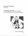 Novelette C major  for flute, oboe, clarinet, horn and bassoon parts