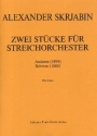 2 Stcke fr Streichorchester Partitur