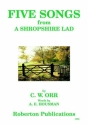 5 songs from a shropshire lad for high voice and piano