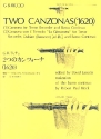 2 Canzonas  for tenor recorder and Bc (Dulcian ad lib)