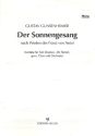 Der Sonnengesang Kantate fr Soli (SAT), gem Chor und Orchester Flte