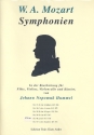 Sinfonie g-Moll Nr.40 KV550 fr Flte, Violine, Violoncello und Klavier Stimmen