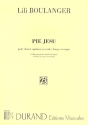 Pie Jesu pour soprano, quatuor a cordes, harpe et orgue reduction pour chant et orgue