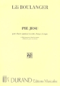 Pie Jesu pour soprano, quatuor a cordes, harpe et orgue reduction pour chant et orgue