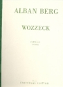 Wozzeck op.7 partitur (dt/en) oper in 3 akten (15 bilder) harford, vida, engl. version