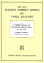 A third Book of Scales and arpeggios for viola