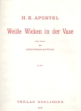 Weiße Wicken in der Vase op.64a für mittlere Singstimme und Klavier