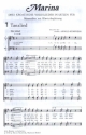 Marina 3 kroatische Volkslieder für Männerchor und Klavier Chorpartitur