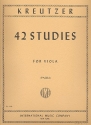 42 Studies for viola solo