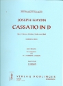 Cassatio D-Dur fr 4 Hrner, Violine, Viola und Ba Stimmen