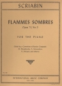 Flammes sombres op.73,2 for the piano