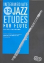 12 intermediate Jazz Etudes (+CD) for flute