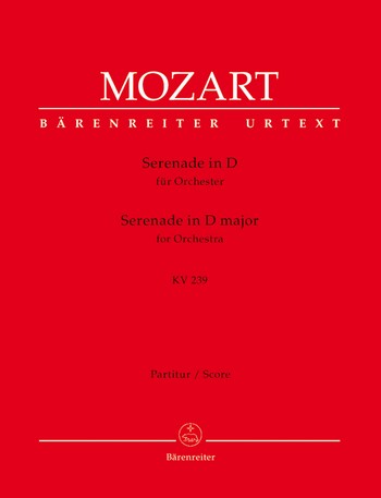Serenade D-Dur KV239 fr Orchester Partitur